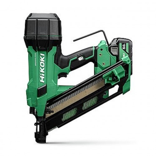 Cloueur - 90mm-18V-5Ah - Li-ion Brushless-Tête en D bande papier - Hitcase IV - Hikoki