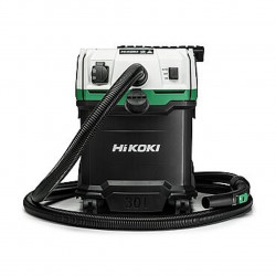 Aspirateur - 1200W 4,2 m³/min Cuve 30L - poussière eau classe H nettoyage filtre manuel de marque Hikoki, référence: B10054600
