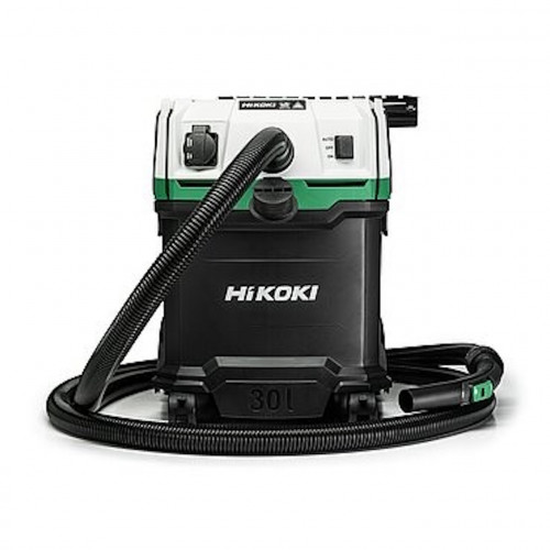 Aspirateur - 1200W 4,2 m³/min Cuve 30L - poussière eau classe M nettoyage filtre manuel - Hikoki