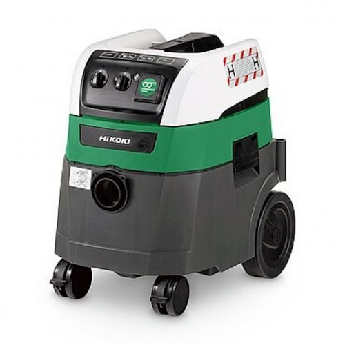 Aspirateur - 1200W 4,3 m³/min cuve 35L - 25 et 22L poussière eau classe H décolmatage automatique - Hikoki