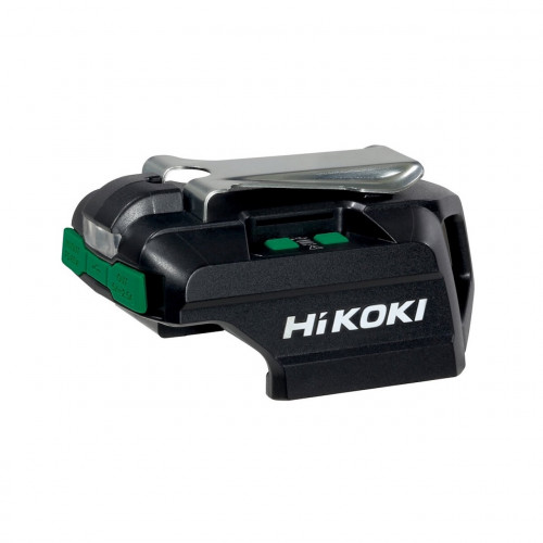 Chargeur pour batteries externes - 18V et MultiVolt - avec lampe LED et fonction power bank - Hikoki