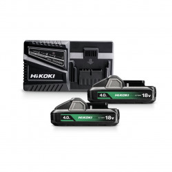 Kit 2 - batterie18V 4Ah BSL1840M + chargeur 14,4V-18V - UC18YFSLW0Z de marque Hikoki, référence: B10056900