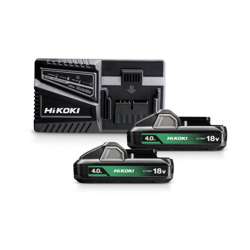 Kit 2 - batterie18V 4Ah BSL1840M + chargeur 14,4V-18V - UC18YFSLW0Z - Hikoki
