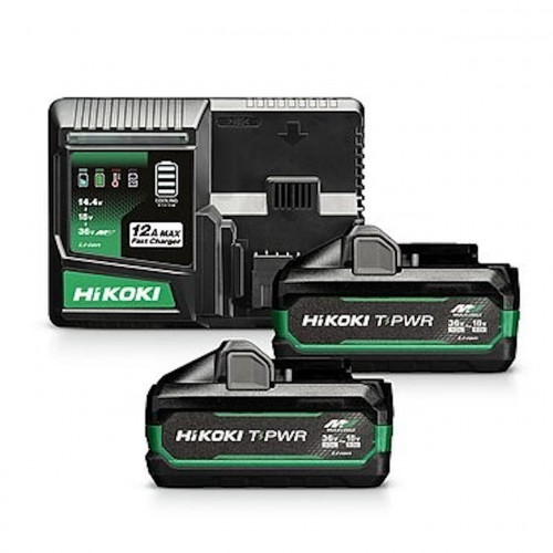 Kit 2 batterie MultiVolt - BSL3640MVT - + chargeur UC18YSL2W0Z - Hikoki