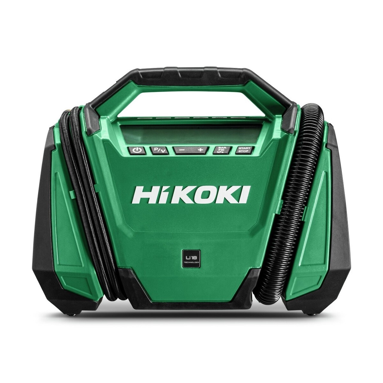 Gonfleur 18V 11 bar adaptateurvoiture 12V sans batterie sans chargeur livré avec un tuyau carton