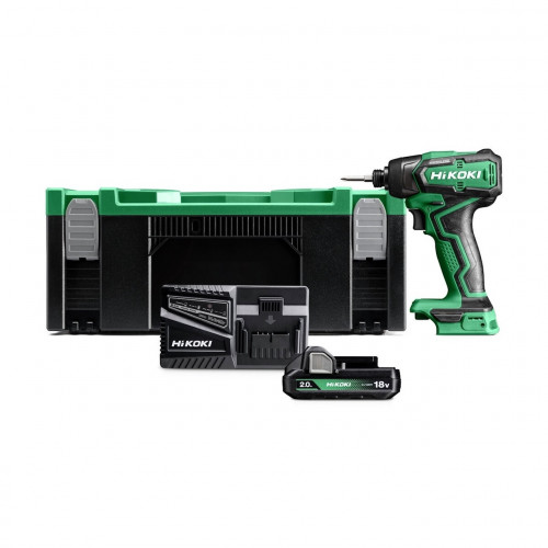 Visseuse à choc - 140Nm 18V 2Ah - (BSL1820M) Brushless - compacte - HitCase II - Hikoki