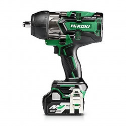 Boulonneuse à choc MultiVolt - 1130Nm 36 et 18V 2.5 et 5Ah - Brushless 1/2" IP56 HitCase de marque Hikoki, référence: B10059800