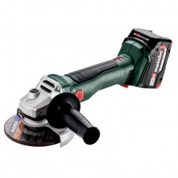 Meuleuse 125 mm 18 V W 18 L BL 9-125 - 2x4Ah - 34mm - Coffret metaBOX - batterie incluse de marque Metabo, référence: B10066700