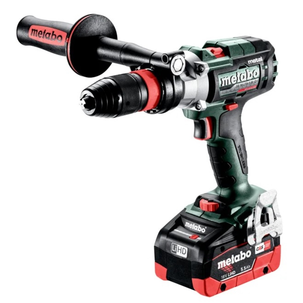 Perceuse à percussion METABO SB 18 LTX 3 BL Q I METAL 2 batteries 5.5 Ah + chargeur 603182660