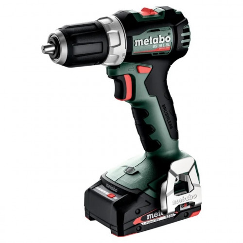 Perceuse visseuse 18 V BS 18 L BL - 2x2Ah - 28Nm - Coffret metaBOX - batterie incluse - Metabo