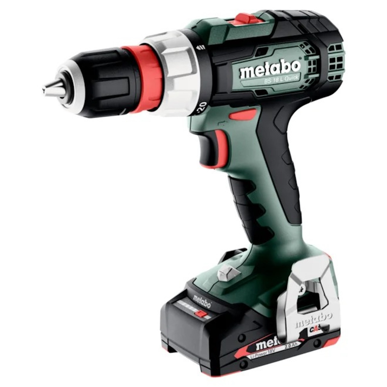 Perceuse visseuse sans fil Metabo BS 18 Quick 614052500 18 V 2 Ah Li Ion + 2 batteries + mallette + chargeur - vue 3