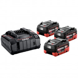 Pack énergie 18 V 3 Batterie 18V LiHD Chargeur Ultrarapide - 3x5,5Ah - batterie incluse de marque Metabo, référence: B10070400