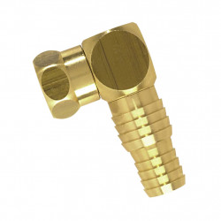 Raccord tournant coudé Boutté 20 x 27 - sortie cannelée pour tuyaux 15 et 19 mm de marque BOUTTE, référence: J10071900