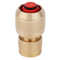 Raccord rapide Aquastop Boutté 19 mm - raccord mâle coudé en laiton de marque BOUTTE, référence: J10072300