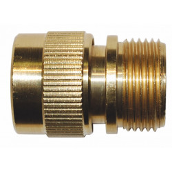 Raccord rapide Aqua Stop Boutté M20 x 27 - raccord auto-fileté mâle en laiton de marque BOUTTE, référence: J10073800