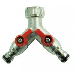 Nez sélecteur de circuits Boutté F20 x 27 - 2 sorties rapides avec mini-vannes de marque BOUTTE, référence: J10074800