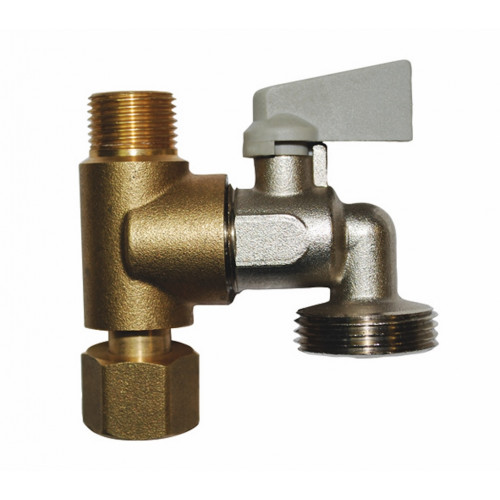 Kit rapide d’alimentation Boutté pour dévidoir de balcon - robinet 1/4 tour faible encombrement - BOUTTE