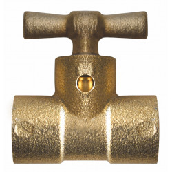 Pistolet d’arrosage bleu éco pomme 6 fonctions - sans raccord F20x27 de marque BOUTTE, référence: J10080000