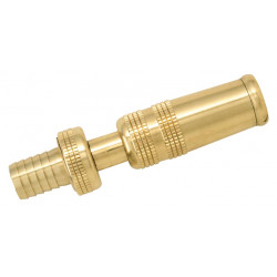 Lance gros débit F20x27 en laiton - raccord cannelé D19 avec jet réglable de marque BOUTTE, référence: J10083000