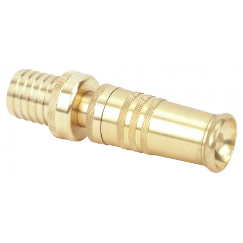 Lance maraîchère F26x34 en laiton - raccord cannelé D19 très gros débit - BOUTTE
