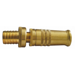 Lance maraîchère F26x34 en laiton - raccord cannelé D25 très gros débit de marque BOUTTE, référence: J10083500
