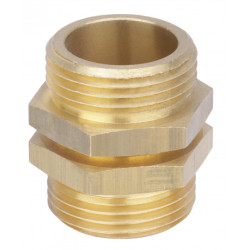 Raccord tournant droit M26x34 en laiton - pour dévidoir de marque BOUTTE, référence: J10084500