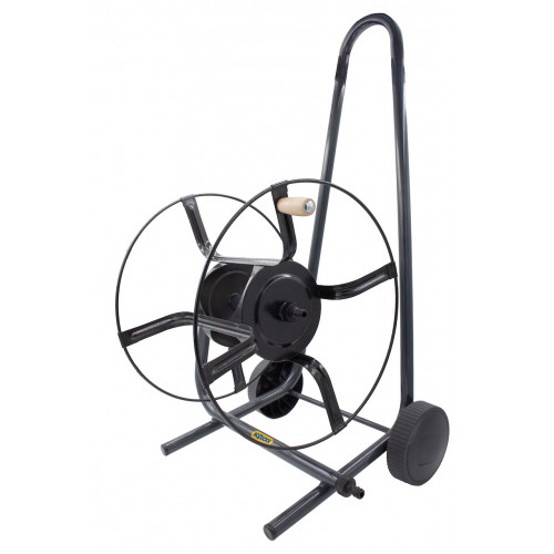 Dévidoir sur roues en métal - capacité 70 m Ø15 mm - HOZELOCK