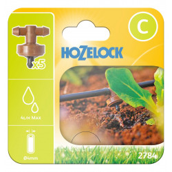 Goutteurs en ligne à pression compensée - 4 L/h - lot de 5 de marque HOZELOCK, référence: J10087500