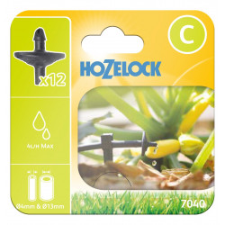 Goutteurs fin de ligne à pression compensée - 4 L/h - lot de 12 de marque HOZELOCK, référence: J10087600