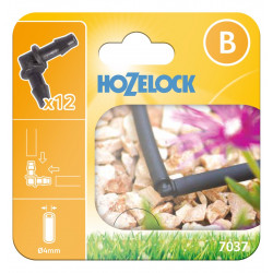 Raccords coudés 90° 4 mm - lot de 12 de marque HOZELOCK, référence: J10090400