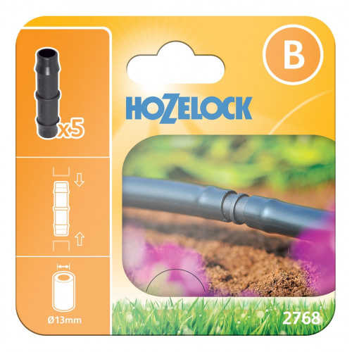 Raccords droits 13 mm pour tuyau d’alimentation - lot de 5 - HOZELOCK