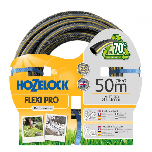 Tuyau d’arrosage - Flexi Pro 50 m - tuyau renforcé 15 mm anti-UV - HOZELOCK