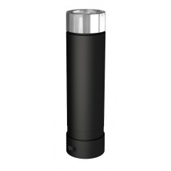 Élément réglable - Apollo Pellets 2.0 - noir - Ø80/130 mm - longueur 350 à 550 mm de marque Joncoux, référence: B10094600