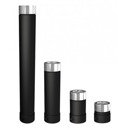 Rosace aimantée - Apollo Pellets 2.0 - noir Ø80 mm - Joncoux
