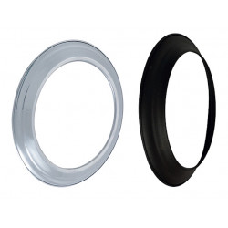 Rosace de ventilation - Apollo Pellets Air - noir Ø60 mm de marque Joncoux, référence: B10095500