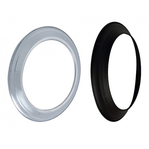 Rosace de ventilation - Apollo Pellets Air - noir Ø60 mm - Joncoux