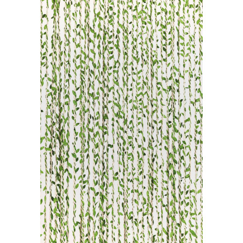 Rideau de porte décoratif - SAMANA - 90 x 200 cm - feuillage artificiel vert - Jardiline