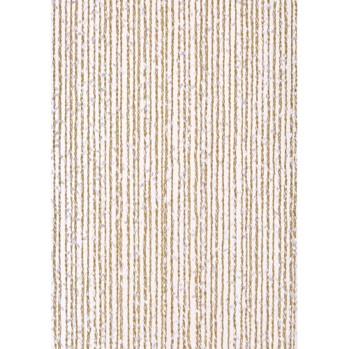 Rideau de porte décoratif - SAMANA - 90 x 200 cm - feuillage artificiel blanc - Jardiline