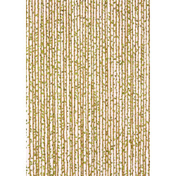 Rideau de porte décoratif - SAMANA - 90 x 200 cm - feuillage artificiel brun de marque Jardiline, référence: B10101000