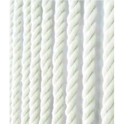Rideau de porte en corde - CORDAGE - 90 x 200 cm - coton blanc 36 bandes de marque Jardiline, référence: B10101100