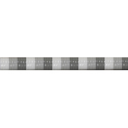 Rideau de porte à lanières - Antilles - 100 x 220 cm - polyéthylène gris et blanc 38 lanières - Jardiline