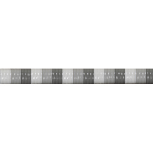 Rideau de porte à lanières - Antilles - 100 x 220 cm - polyéthylène gris et blanc 38 lanières - Jardiline