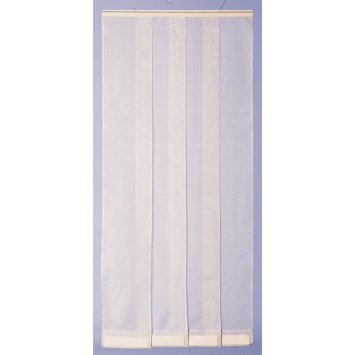 Moustiquaire de porte rideau - 100 x 220 cm - Mosquito - polyester beige 4 panneaux - Jardiline