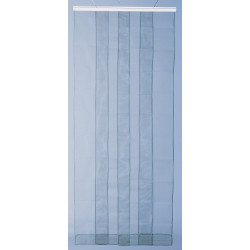 Moustiquaire de porte rideau - Arles - 100 x 220 cm - fibre de verre bleue 4 bandes de marque Jardiline, référence: J10102600