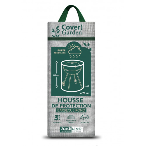 Housse de protection - Cover Garden - pour barbecue rond - Ø70 x 80 cm - Jardiline