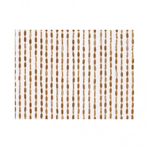 Rideau de porte - Sumatra - 90 x 200 cm - bambou et bois brun 40 bandes - Jardiline