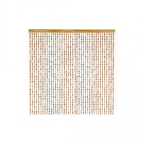 Rideau de porte - Sumatra - 90 x 200 cm - bambou et bois brun 40 bandes - Jardiline