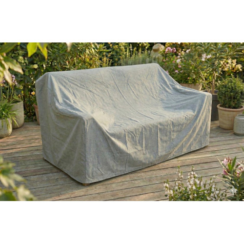 Housse de protection canapé de jardin - Cover Garden - Polyester imperméable - 145x85x75 cm - Grège chiné - Jardiline