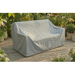 Housse de protection canapé de jardin - Cover Garden - Polyester imperméable - 205x85x75 cm - Grège chiné de marque Jardiline, référence: J10107700