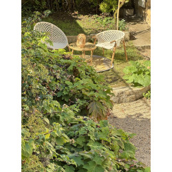 Fauteuil de jardin - Rodrigues - Structure confortable - Design contemporain - Coloris naturel JARDILINE de marque Jardiline, référence: J10108100